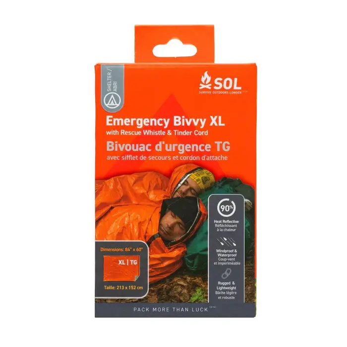 Emergency Bivvy Xl W/ Rescue Whistle 1