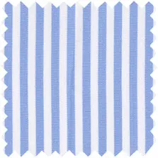Made-To-Measure Shirt In Sky Bengal Stripe Poplin 1