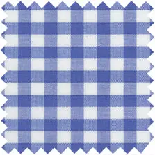Made-To-Measure Shirt In Light Blue Medium Gingham Poplin 1