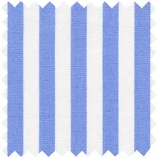 Made-To-Measure Shirt In Blue Bold Awning Stripe Poplin 1