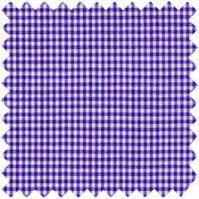 Made-To-Measure Shirt In Purple Micro Gingham Poplin 1