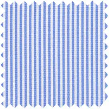 Made-To-Measure Shirt In Sky Small Bengal Stripe Poplin 1