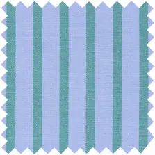 Made-To-Measure Shirt In Sky/Teal Stripe Poplin 1