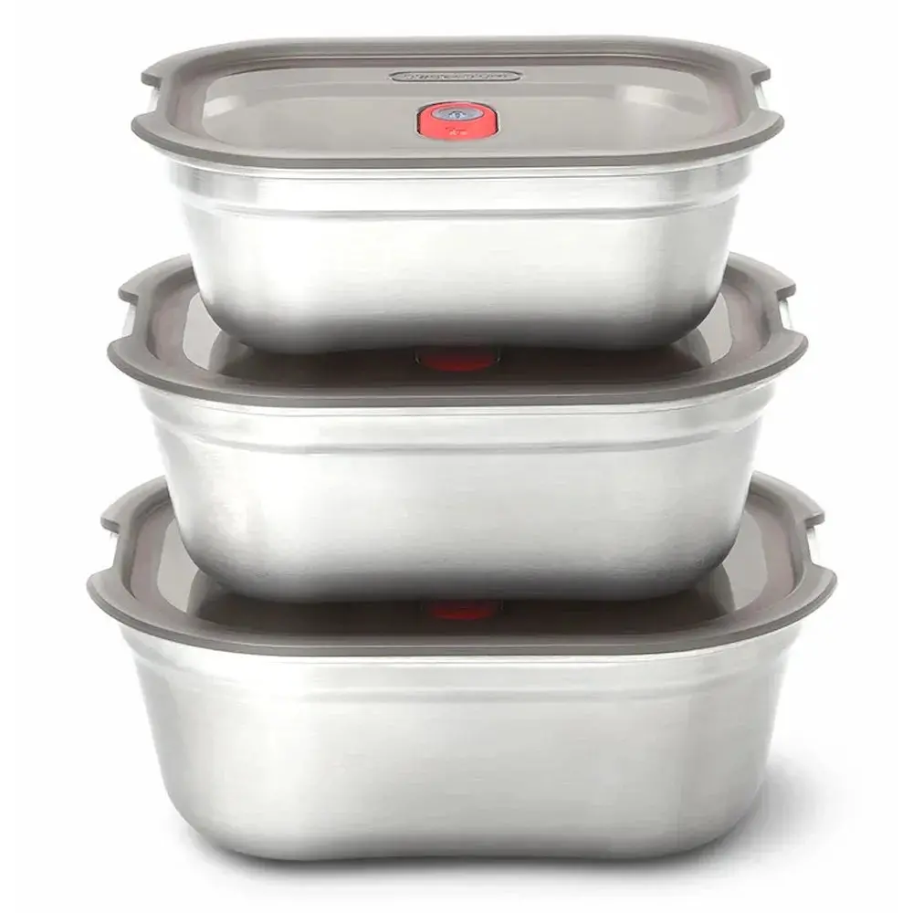 Steel Food Box Set S/M/L 1