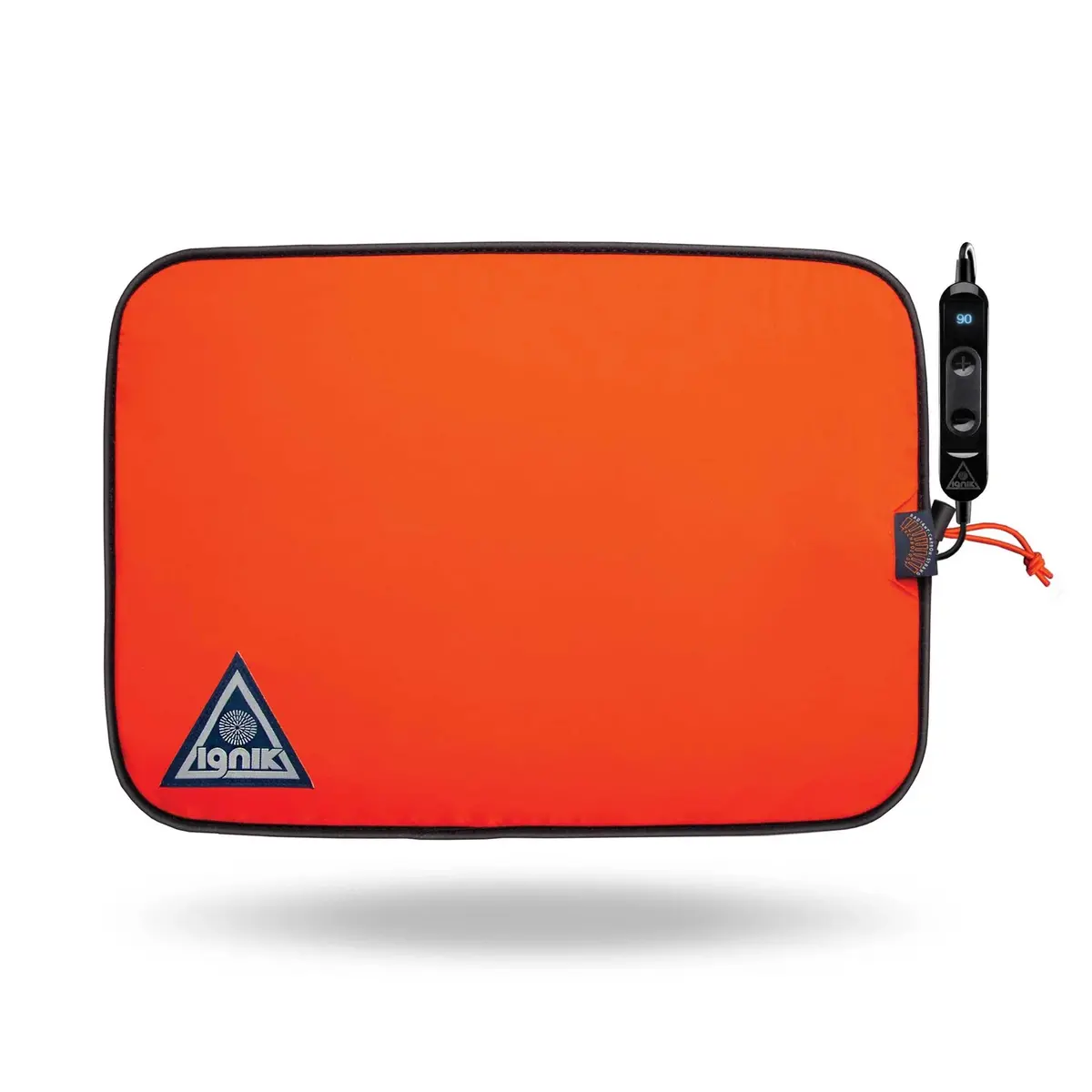 Backside Heated Seat Pad - Orange/Blue 1