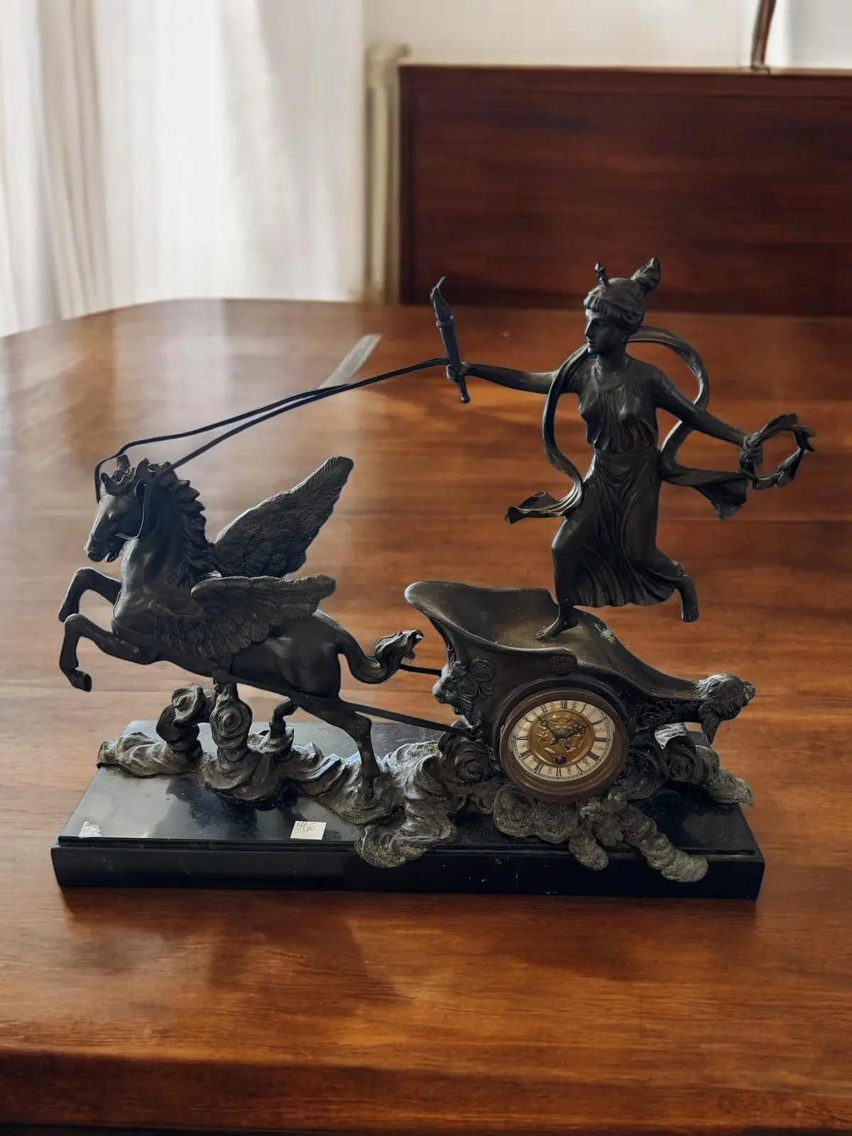 Bronze Pegasus Clock 1