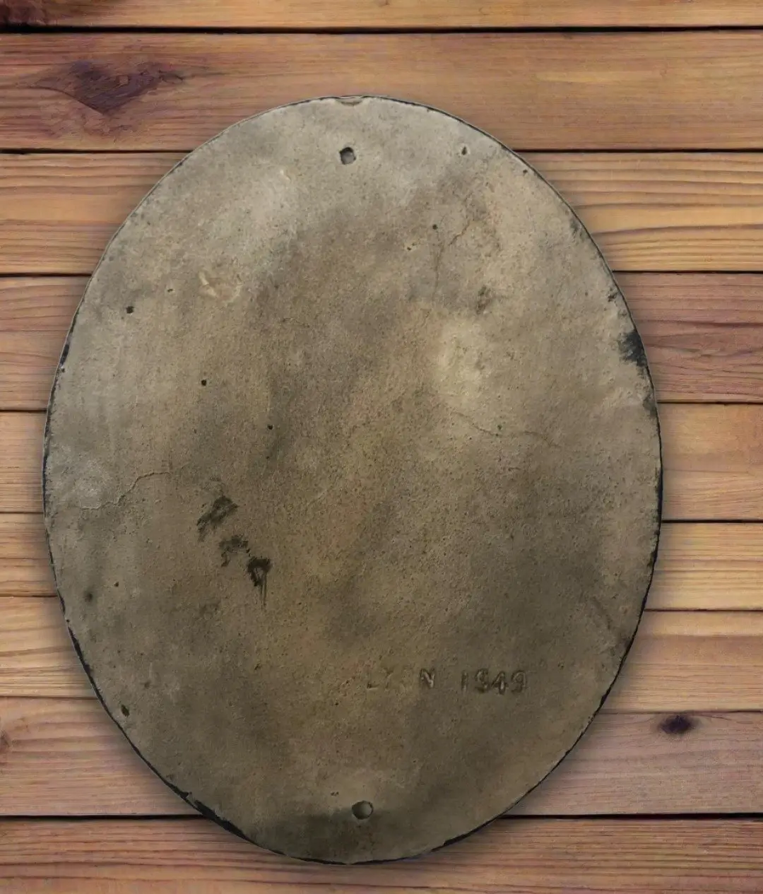 3D Michelin On Scooter Cast Iron Sign 2