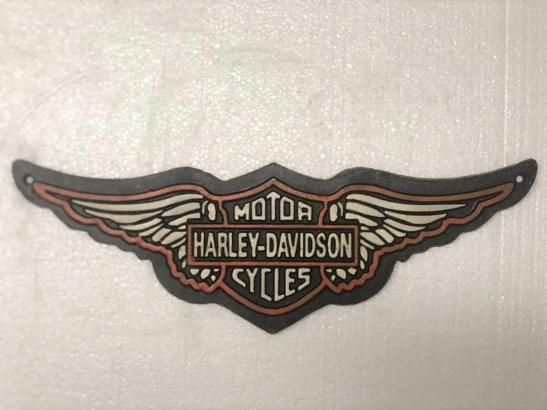 Harley Davidson Cast Iron Sign 1