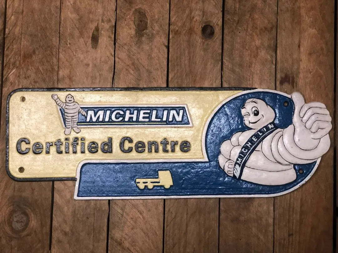Cast Iron Sign - '' Michelin Certified Centre'' 1