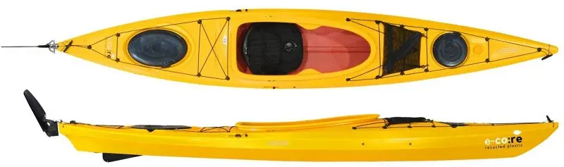 Fit 132 Pe Kayak - Yellow 1