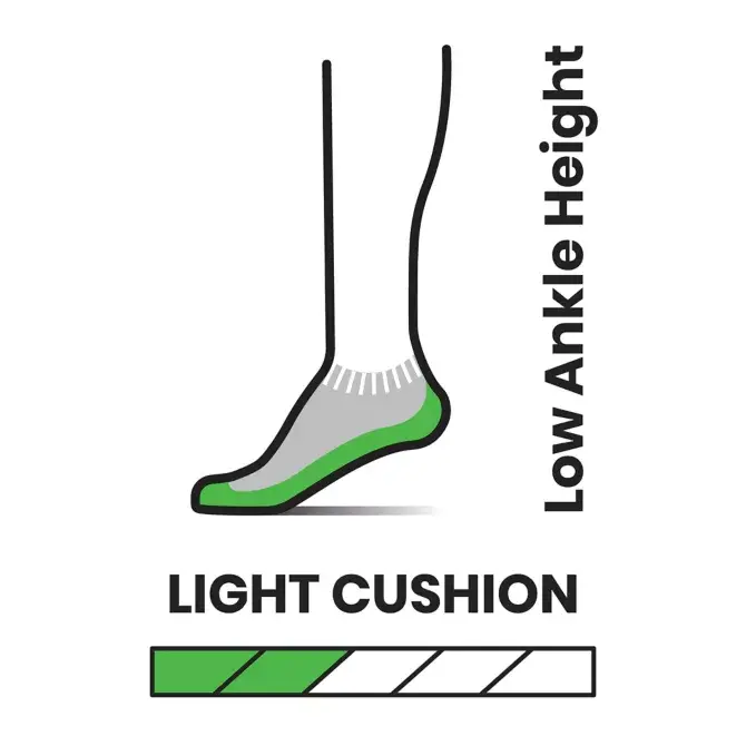 Hike Light Cushion Low Ankle Socks - Sw001610 4