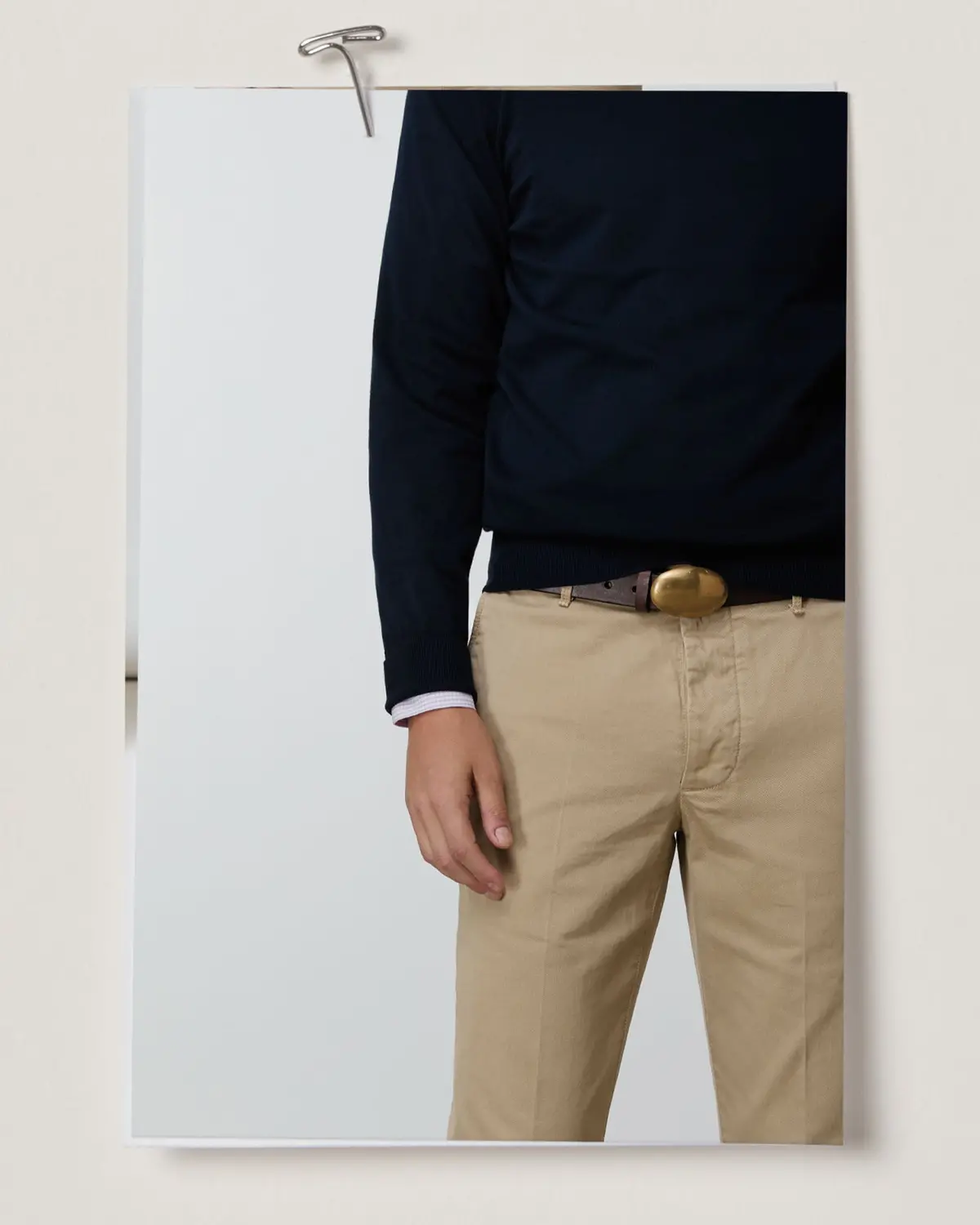 Buck Pant In Khaki Drill Cloth 6