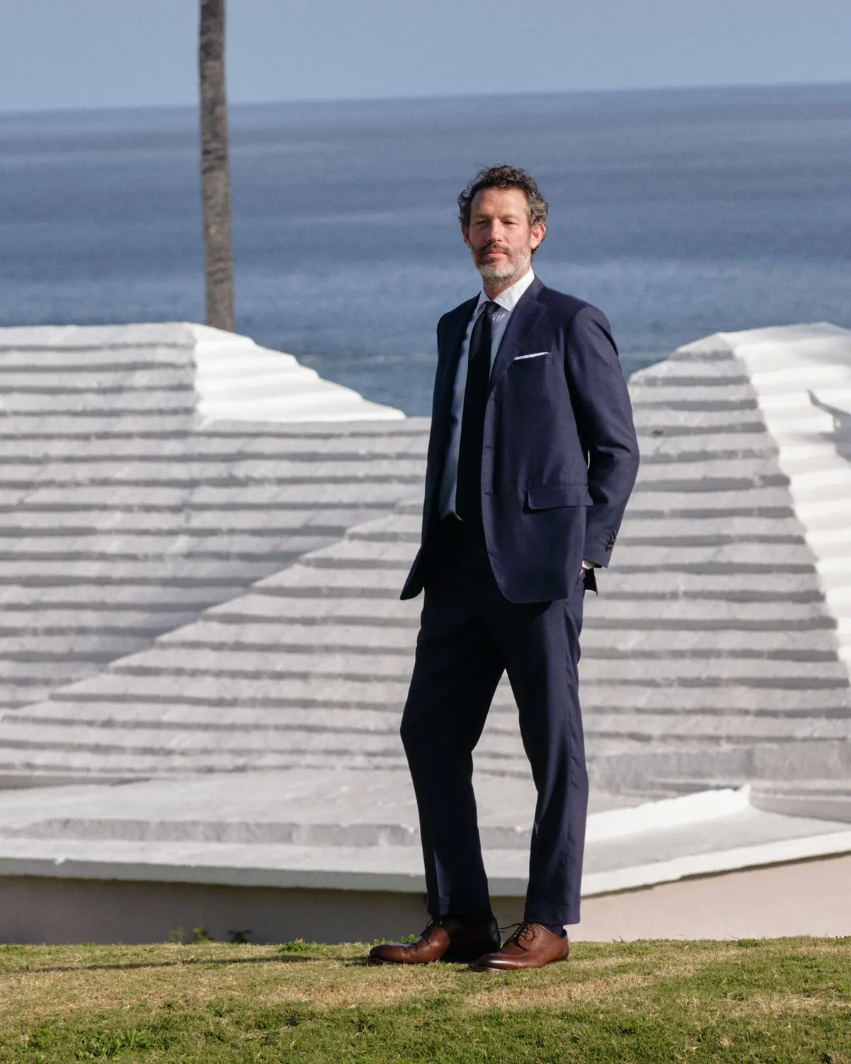Virgil No. 4 Suit In Midnight Dupioni Silk 1