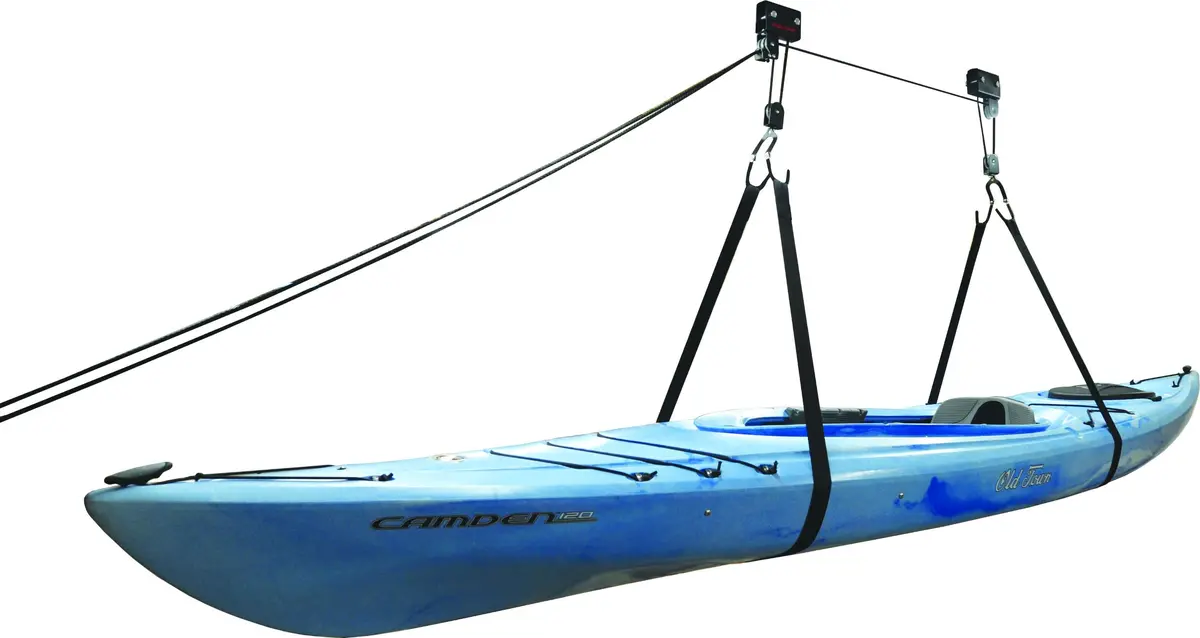 Kayak Hammock Deluxe Kayak Hoist Storage System 1
