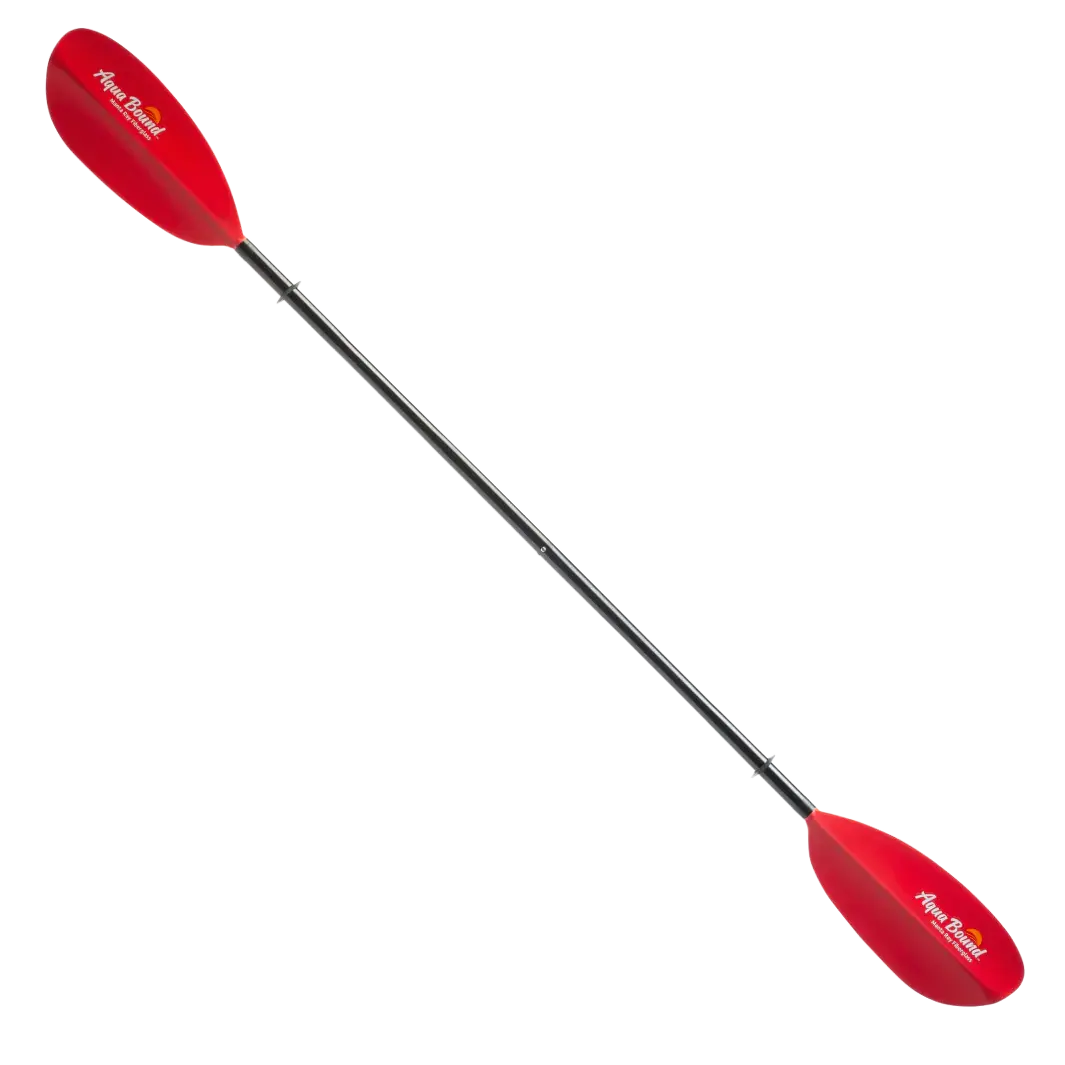 Manta Ray Fiberglass 2-Piece Snap-Button Kayak Paddle 1
