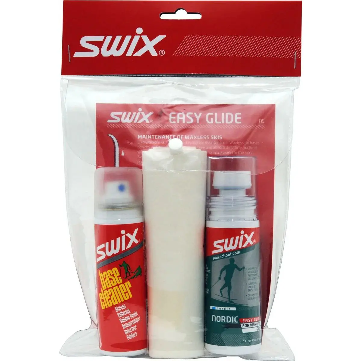 Waxless Skis Care Kit - Includes Easy Glide, Base Cleaner And Fiberlene - N5s - Past Season 1
