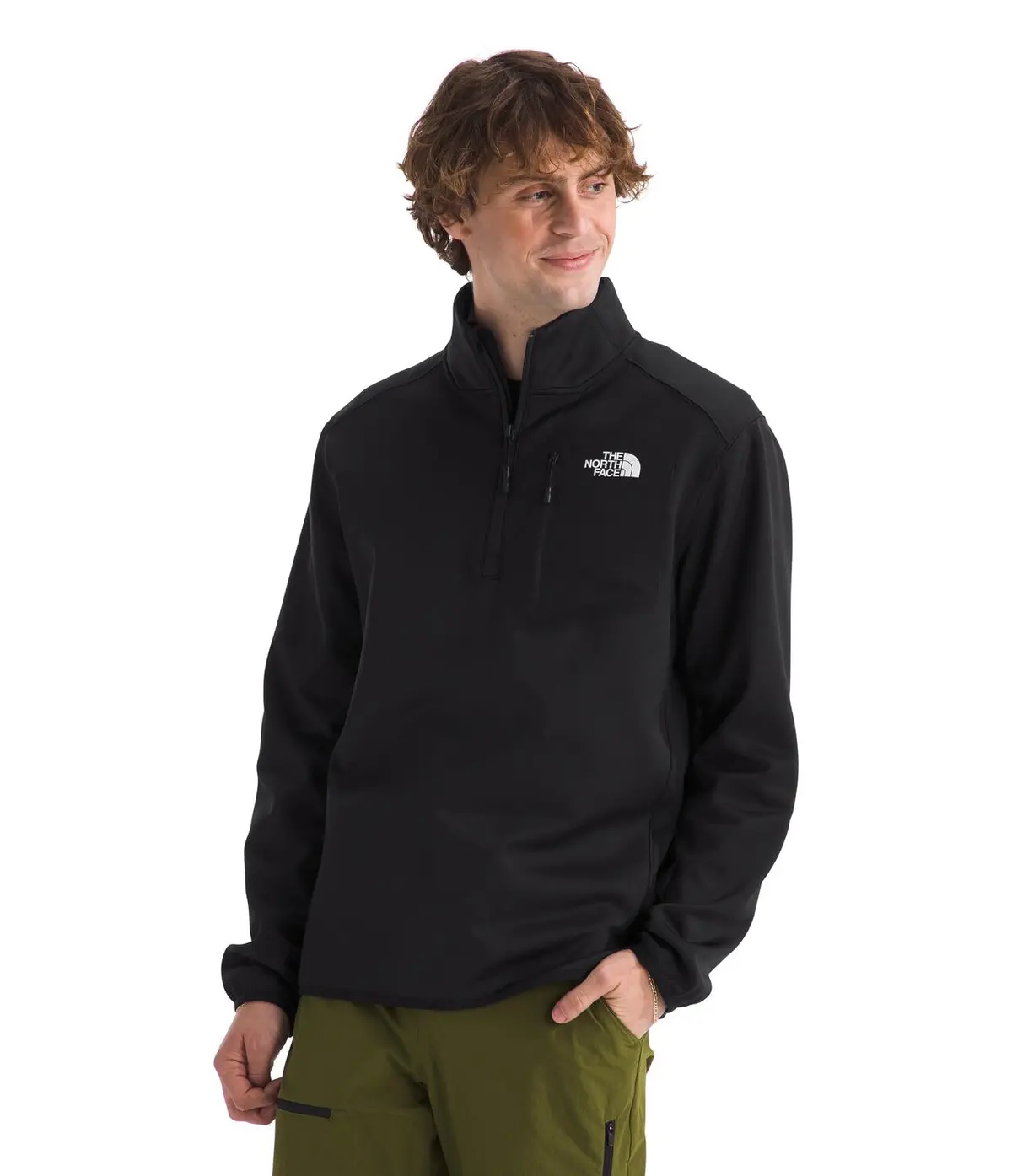 Crest 1/4-Zip Fleece Jacket (Men's) - Nf0a897d - Past Season 1