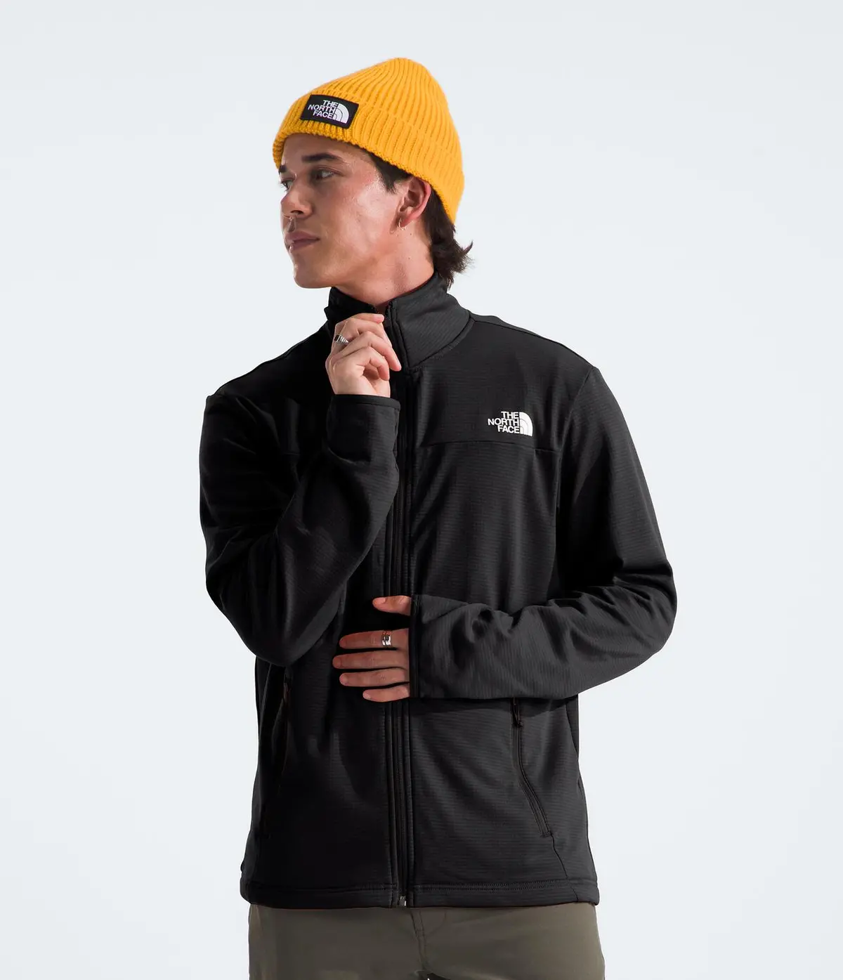 Cedar Trail Grid Fleece Full Zip Jacket (Men's) - Nf0a8azf 2