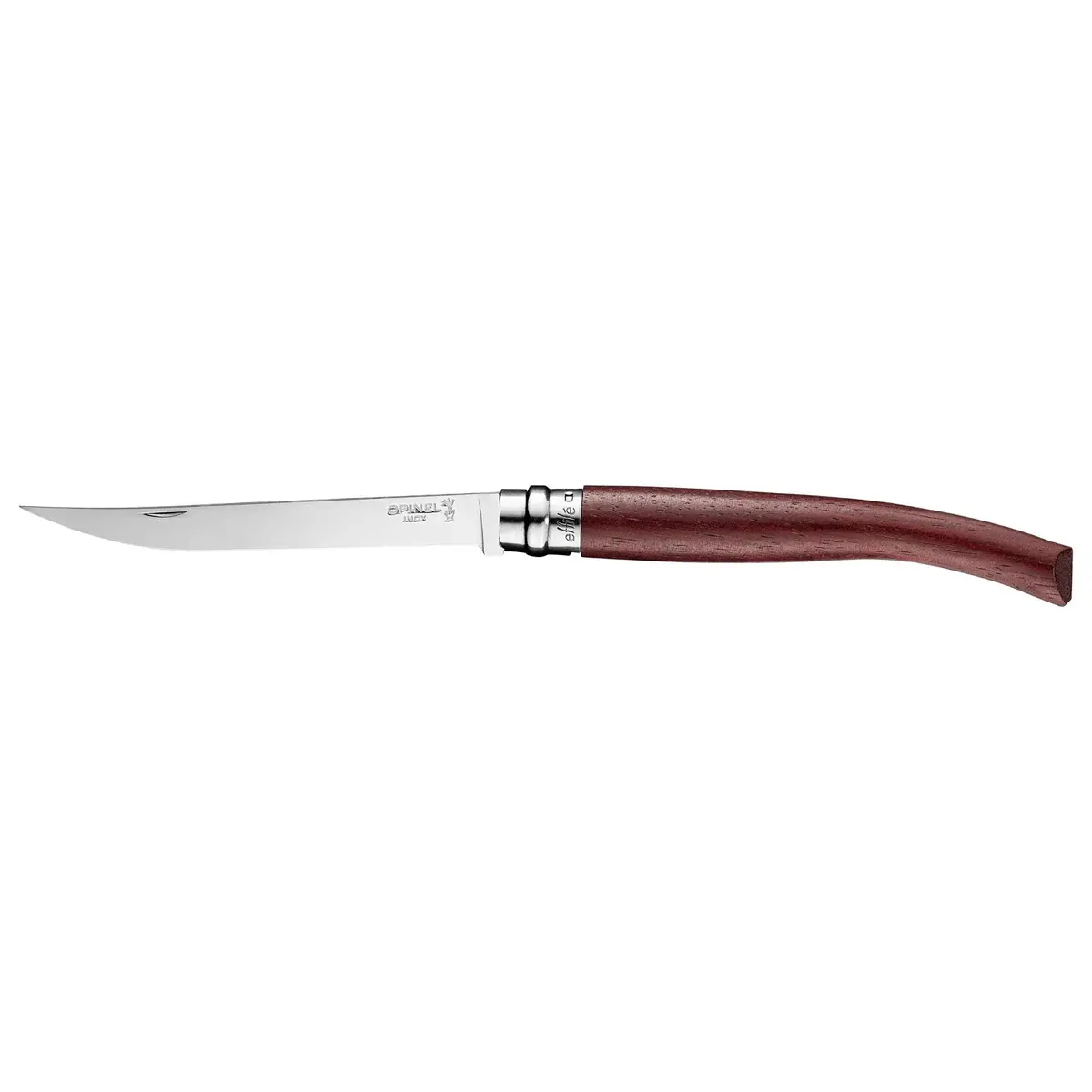 No.12 Effilé Stainless Steel Filleting Folding Knife - Padouk Handle - New Version 1