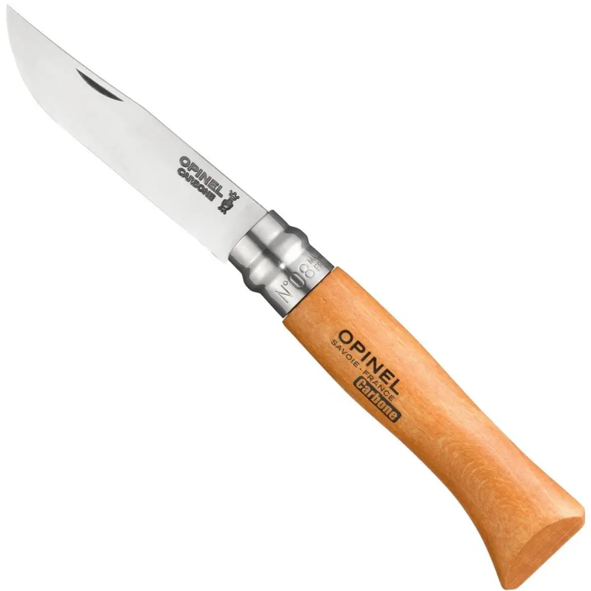 No.8 Carbon Steel Folding Knife - Blister Pack 1