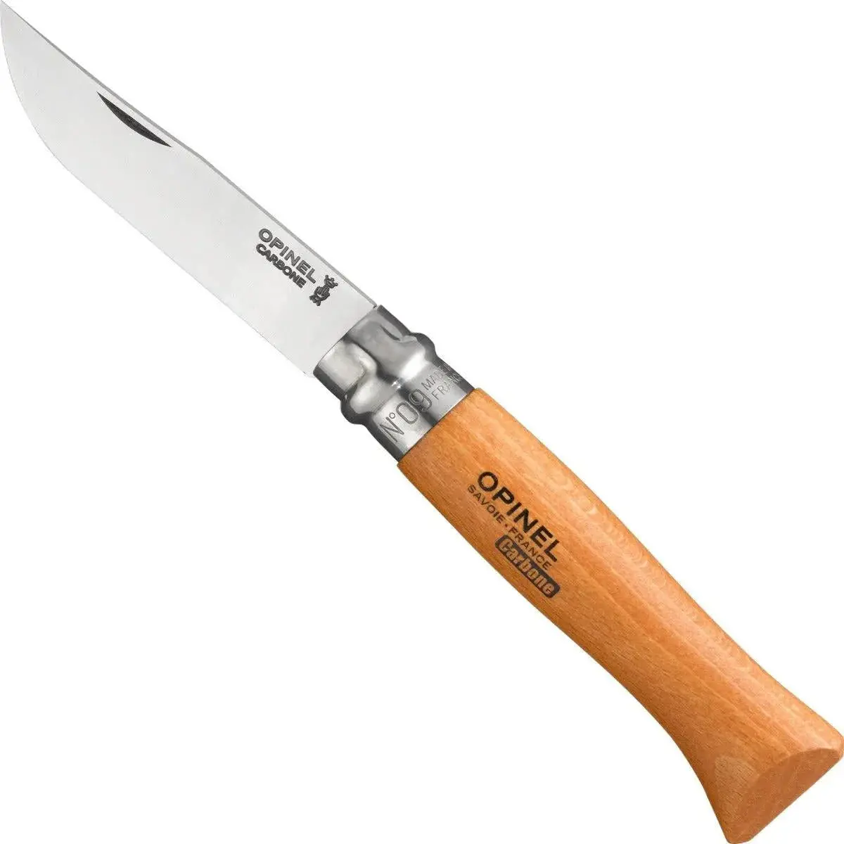 No.9 Carbon Steel Folding Knife - Blister Pack 1