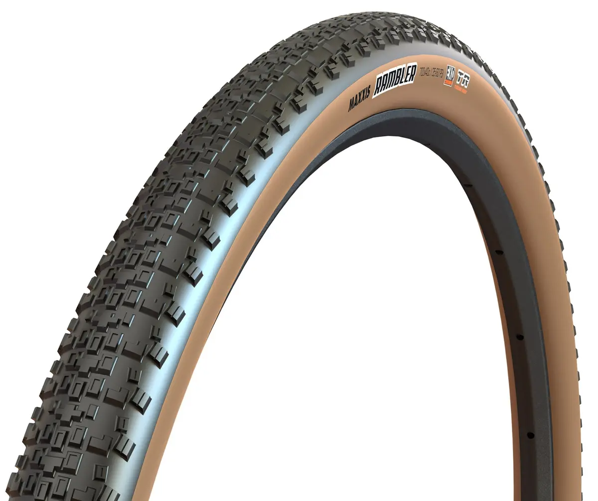 Rambler Dual Dirt Road/Gravel Tire - 700 X 50C, 60Tpi, Dual, Exo/Tr - Tan 1