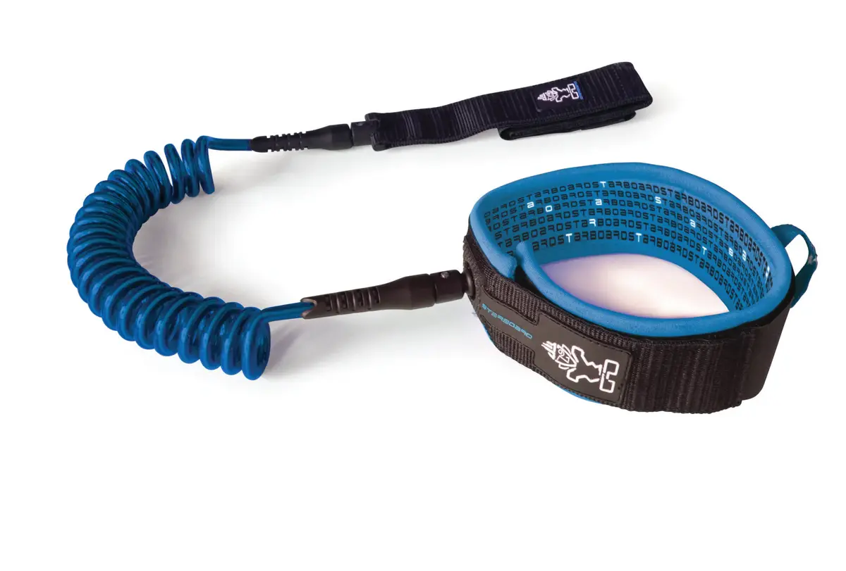 8 Ft Ankle Cuff Coil Race Leash 6Mm 1