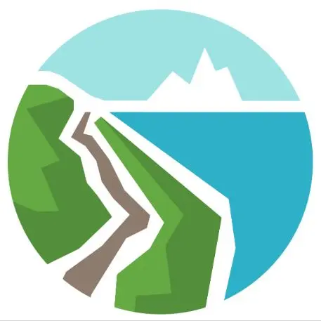 East Coast Trail - Logo Sticker - 3.5" Circle 1