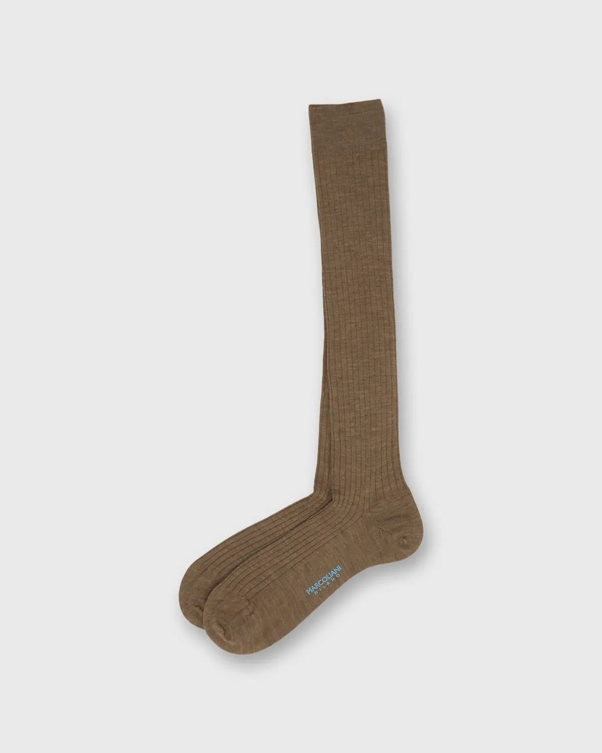 Over-The-Calf Dress Socks In Natural Extra Fine Merino 1