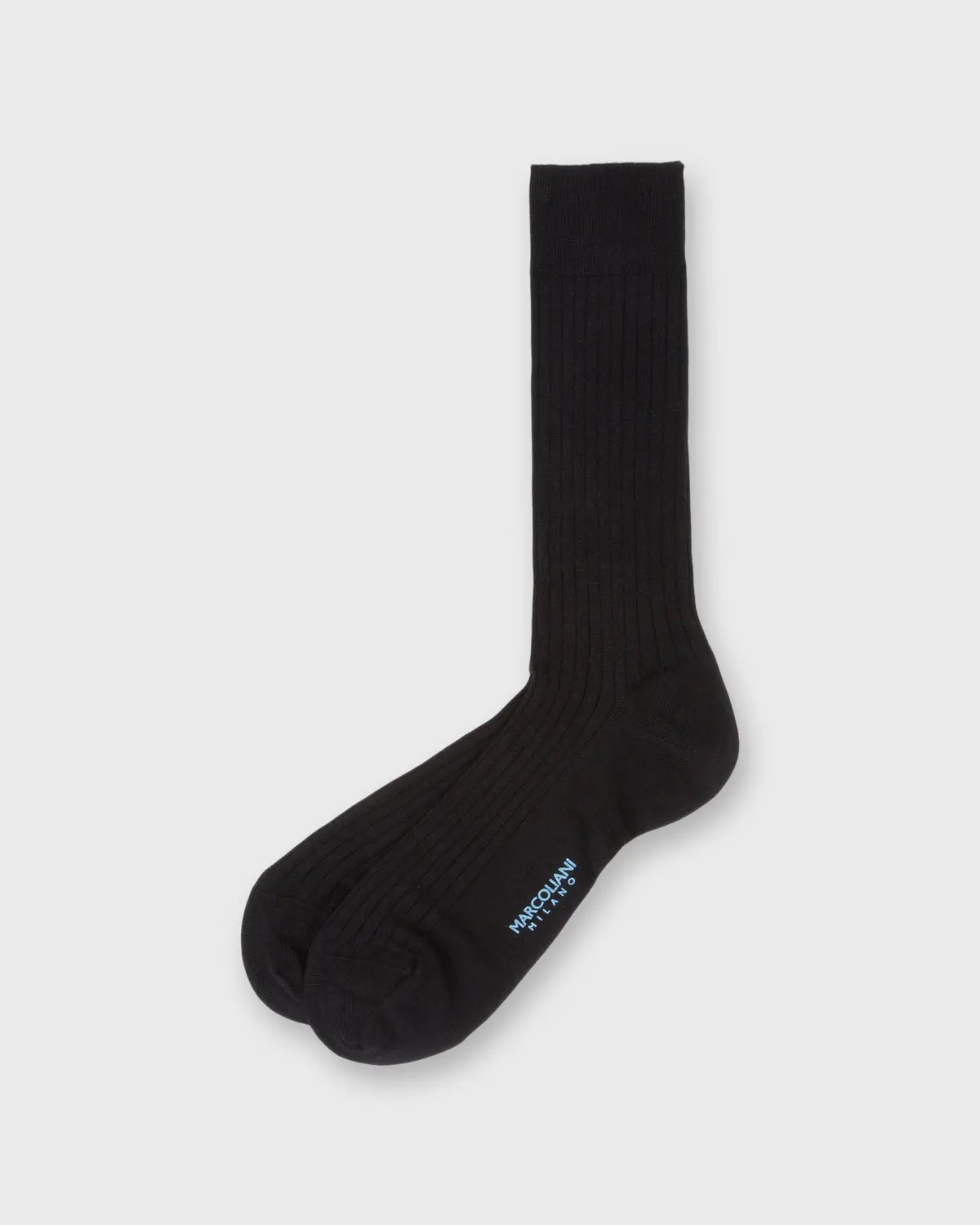 Trouser Dress Socks In Black Extra Fine Merino 1