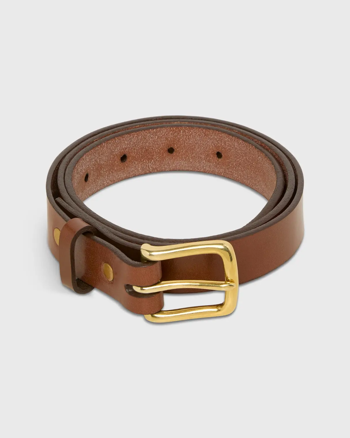 1" Belt In Medium Brown Bridle 1