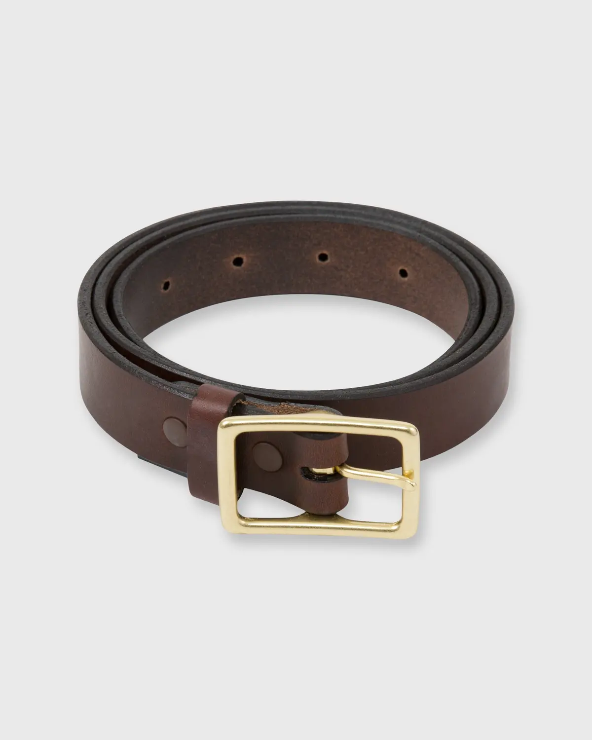 1" Belt In Chocolate Oil Pull-Up 1