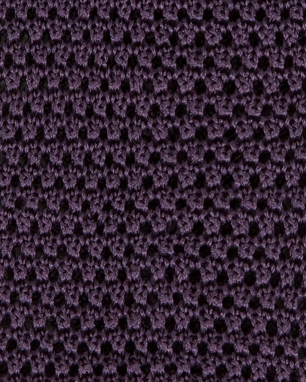 Silk Knit Tie In Plum 2