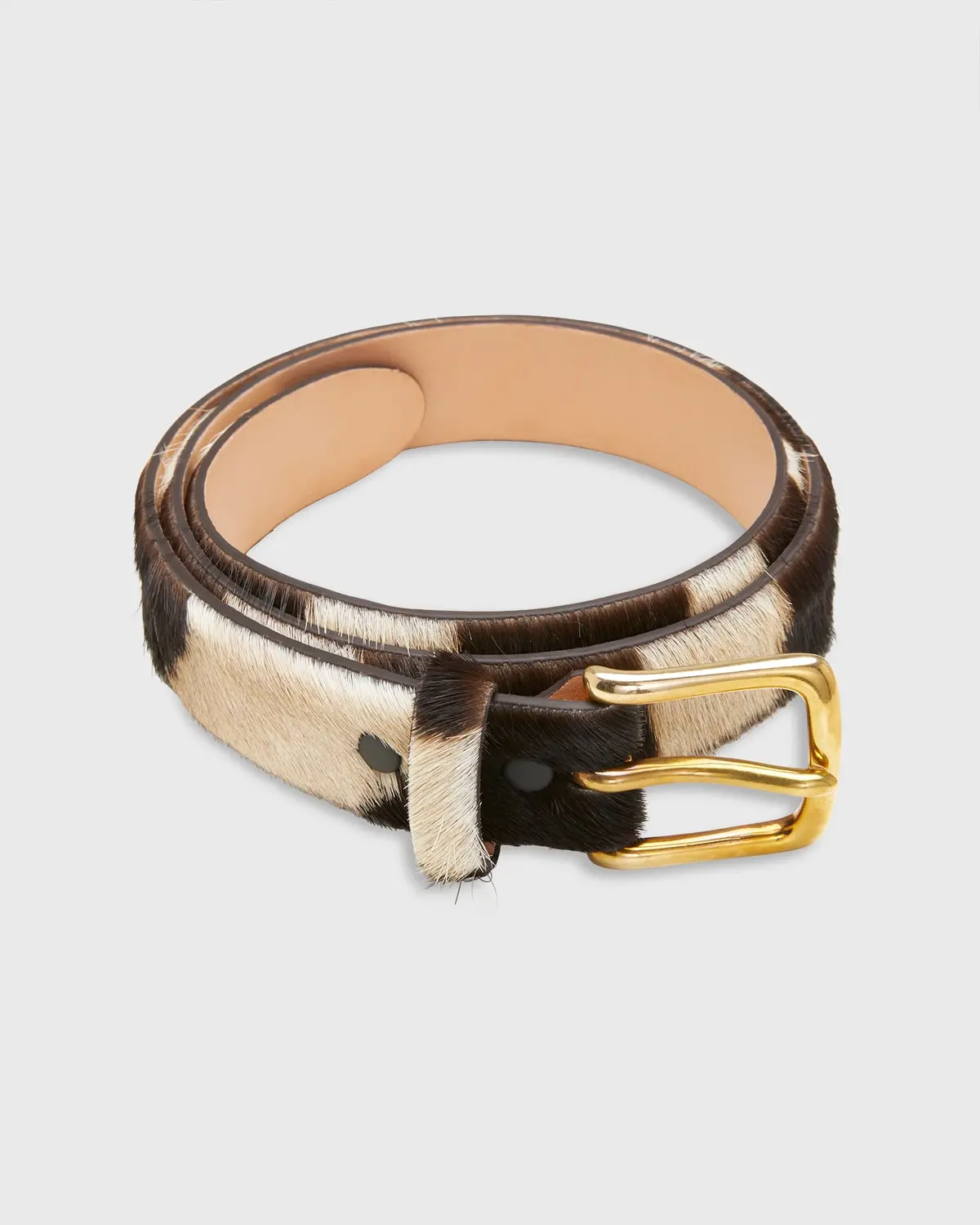 1.25" Belt In Zebra Hide 1