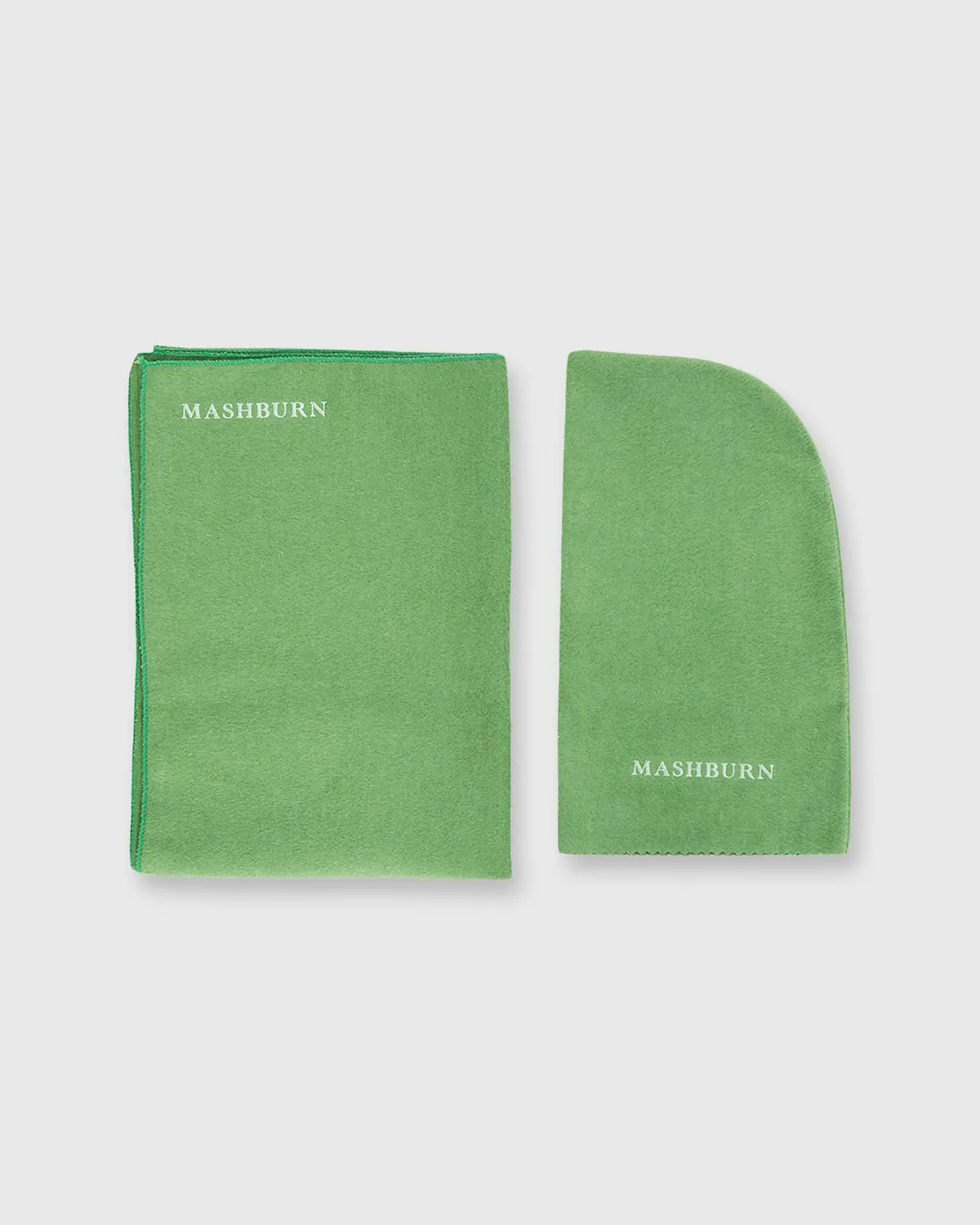 Shoe Polish Mitt & Cloth In Green 1