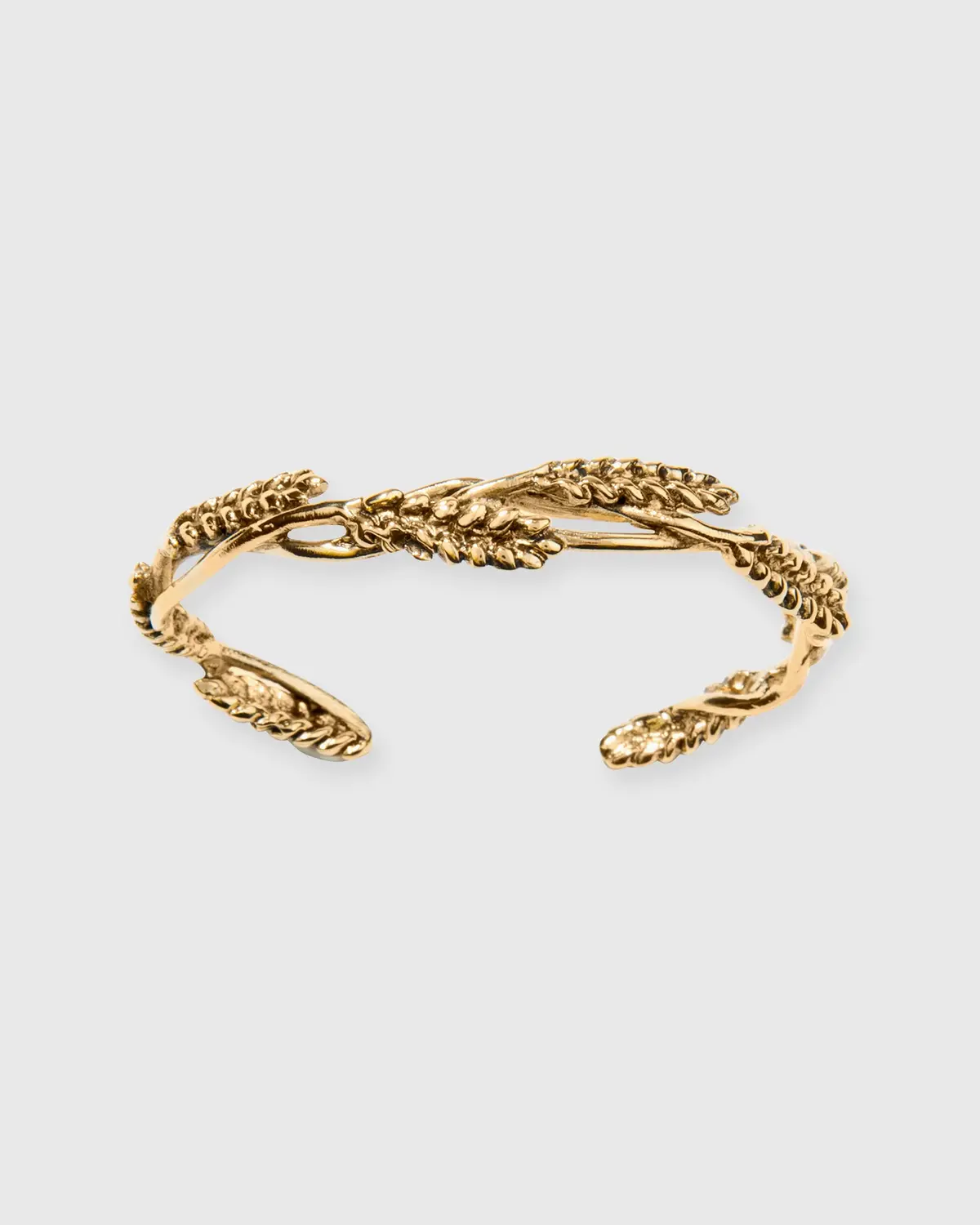 Wheat Bangle In Gold 1