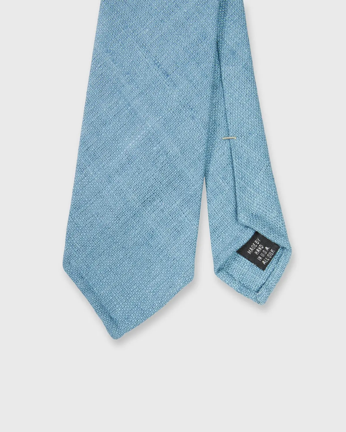 Silk Matka Tie In Dusty Blue 1