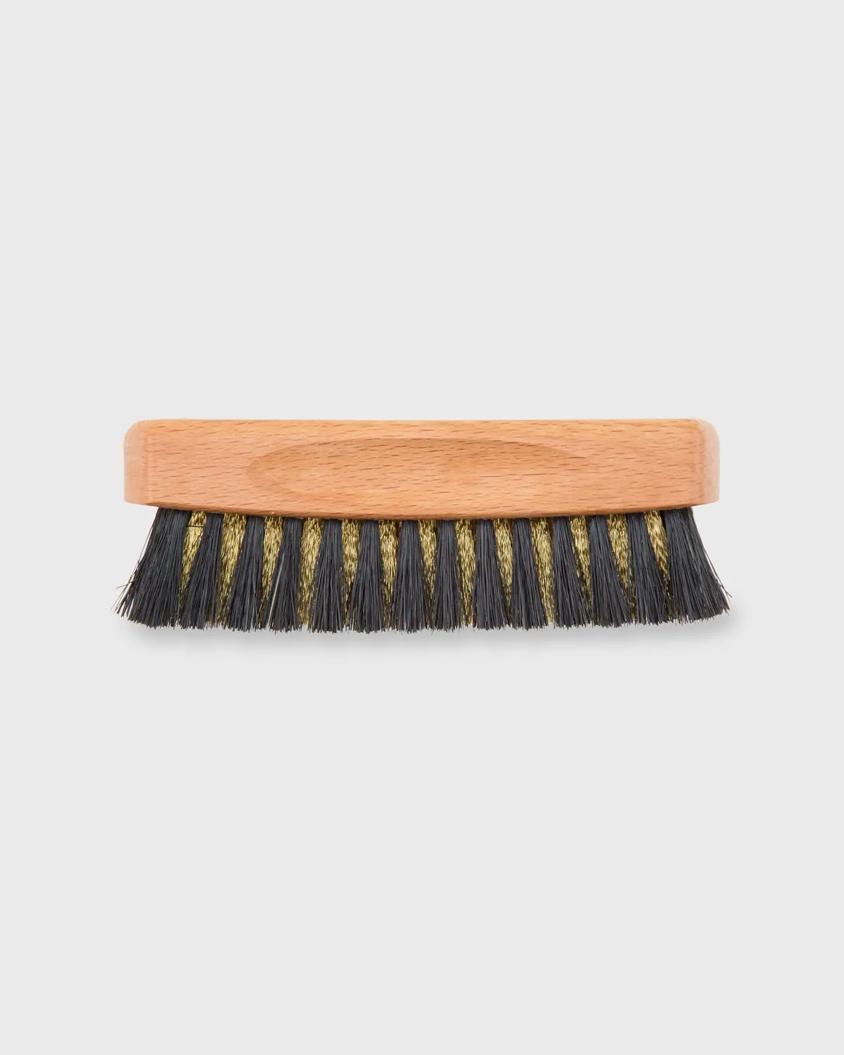 Large Suede Brush In Oiled Beechwood/Brass Bristles 1