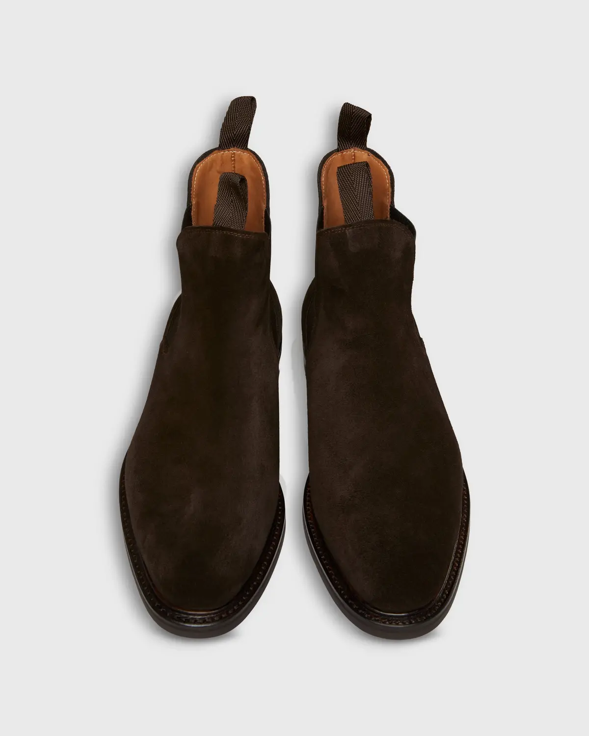 Chelsea Boot In Bitter Chocolate Suede 1