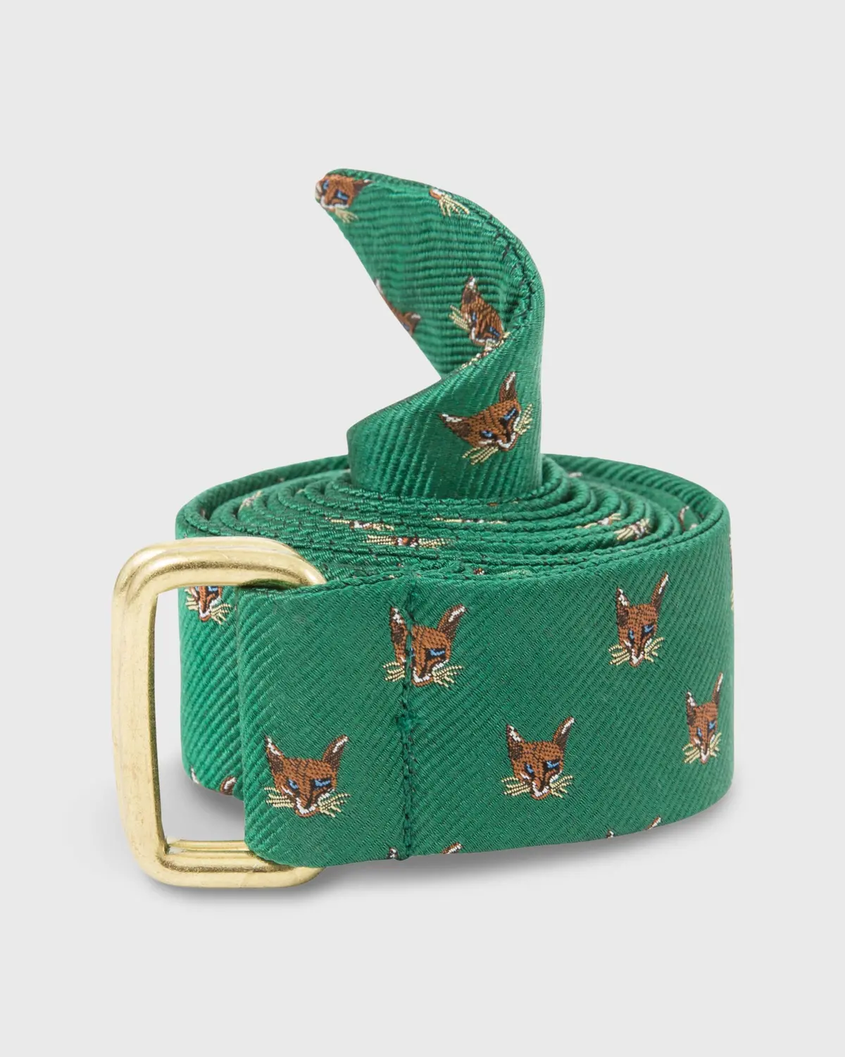 D-Ring Belt In Green Fox Club 1