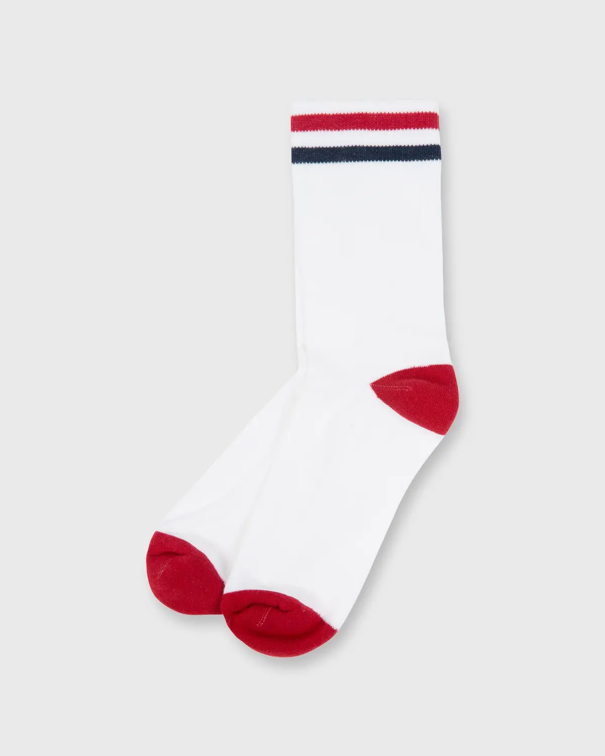 Kennedy Luxe Athletic Socks In White 1