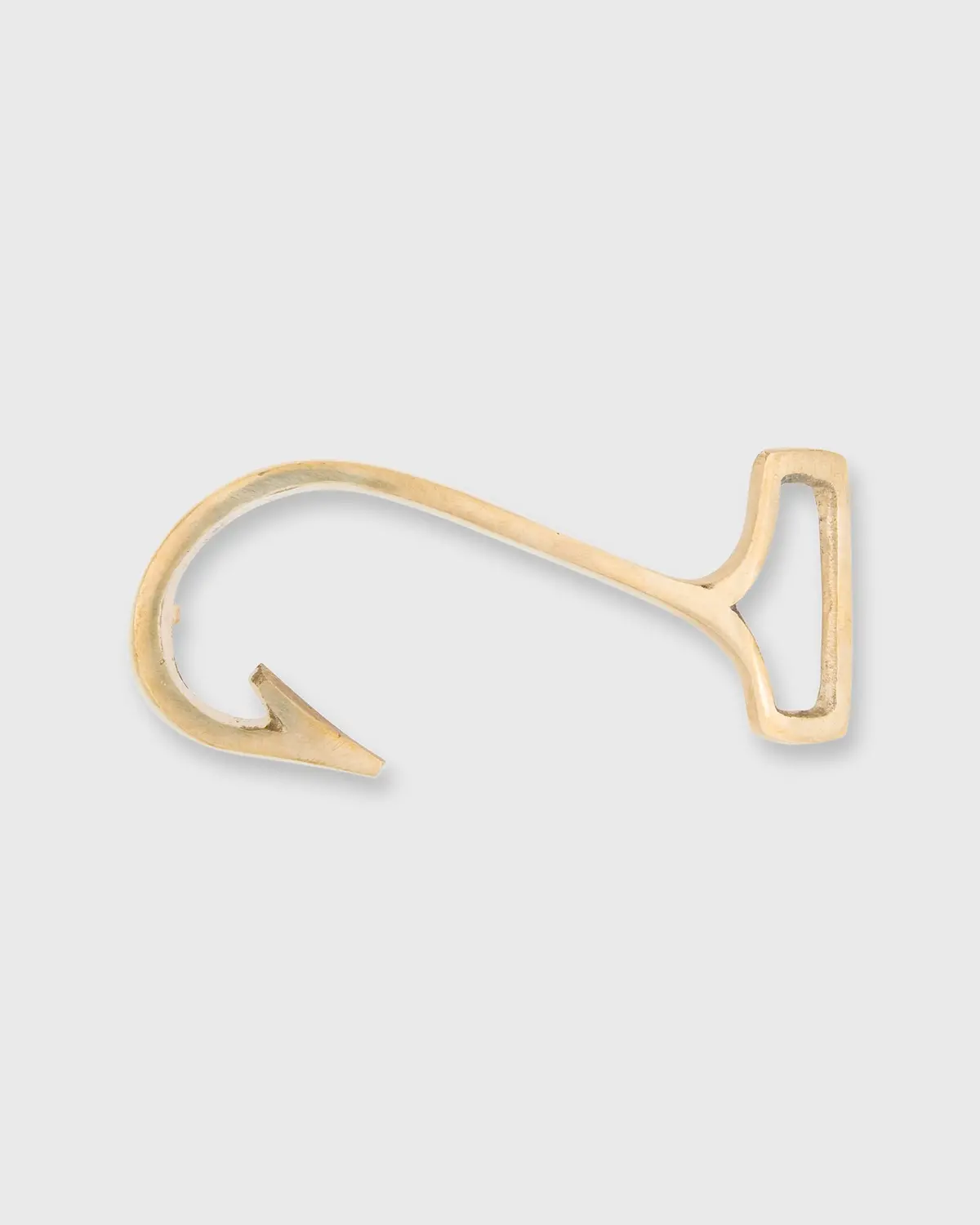 Hook Belt Buckle In Brass 1