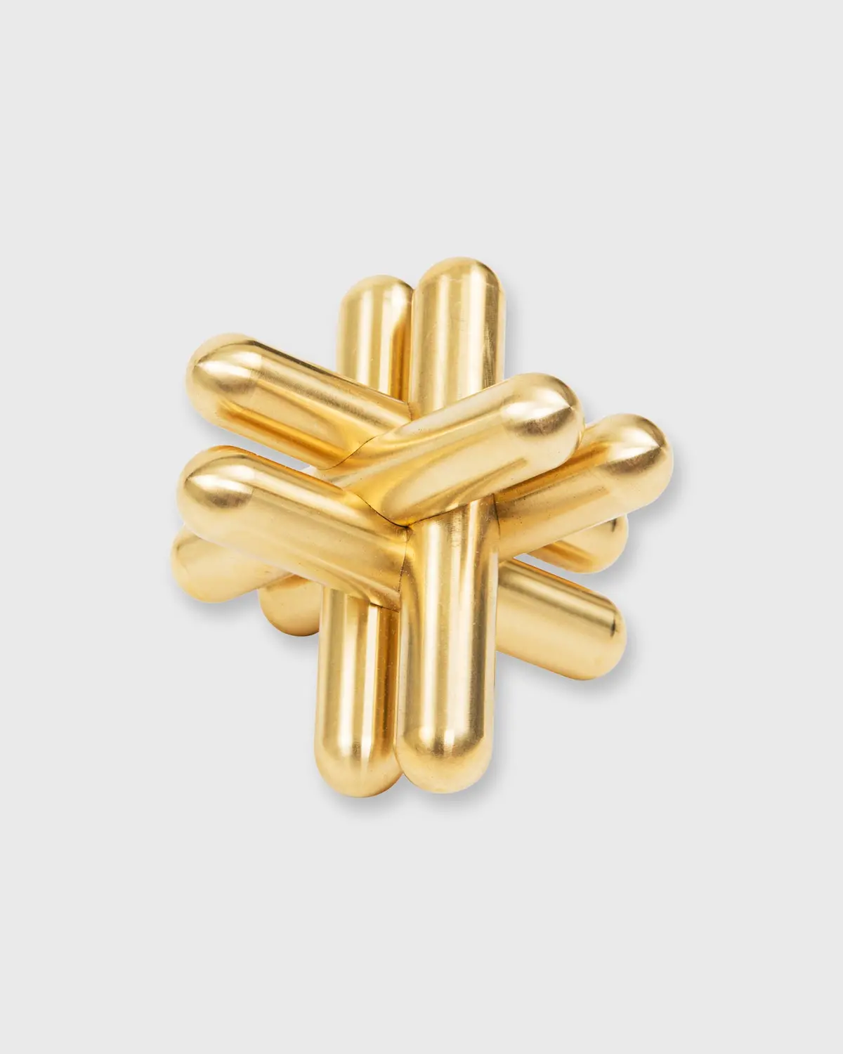 Jack Puzzle In Brass 1