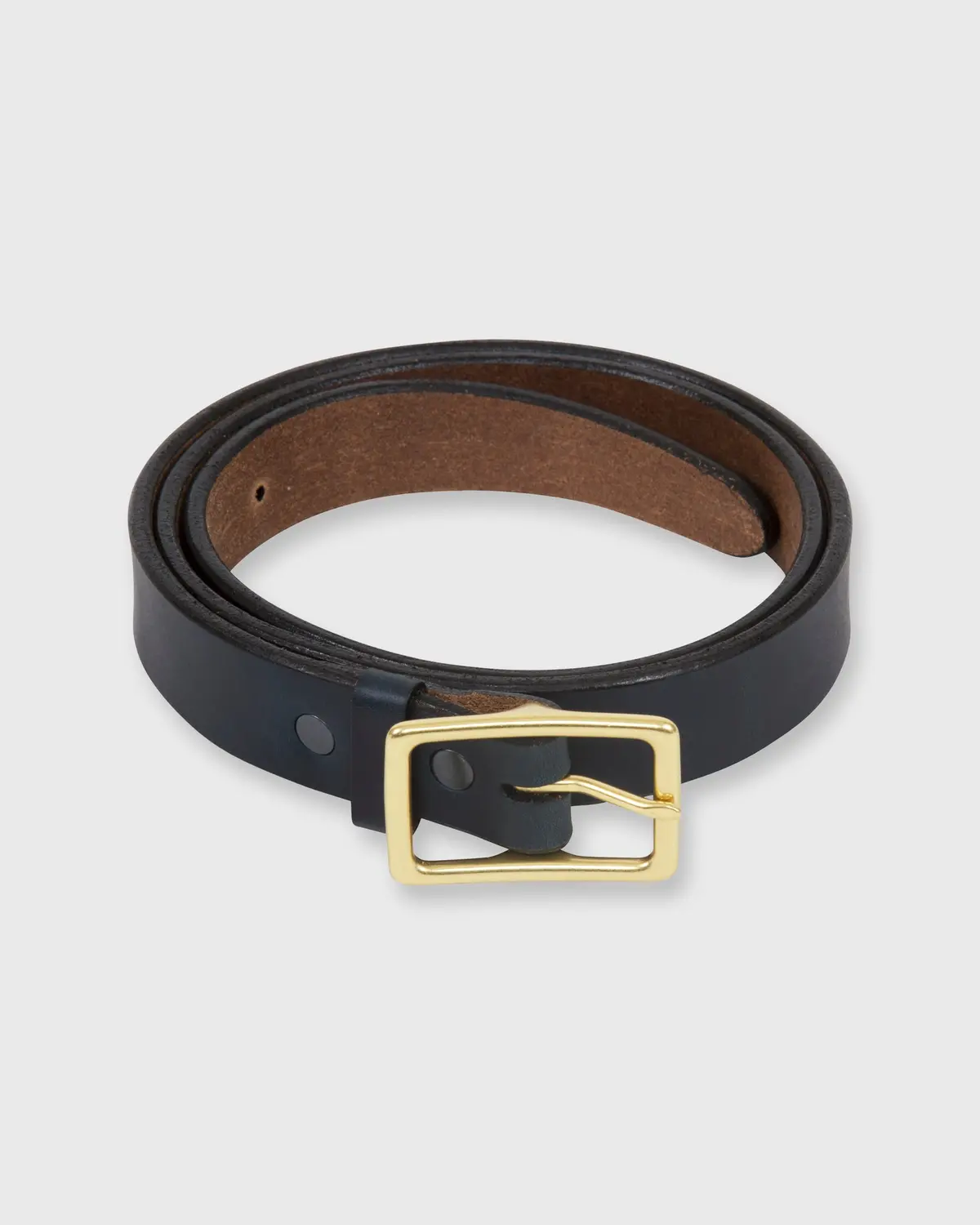 1" Belt In Navy Oil Pull-Up 1
