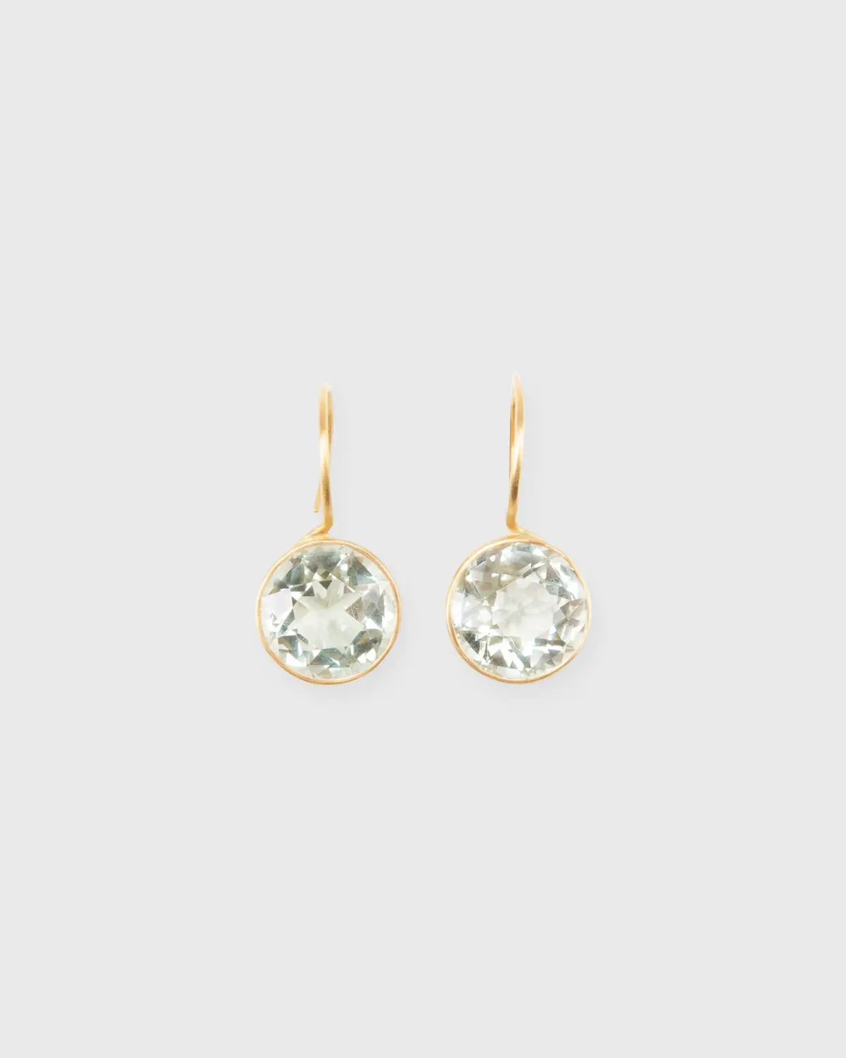 Lady Like Earrings In Green Quartz 1