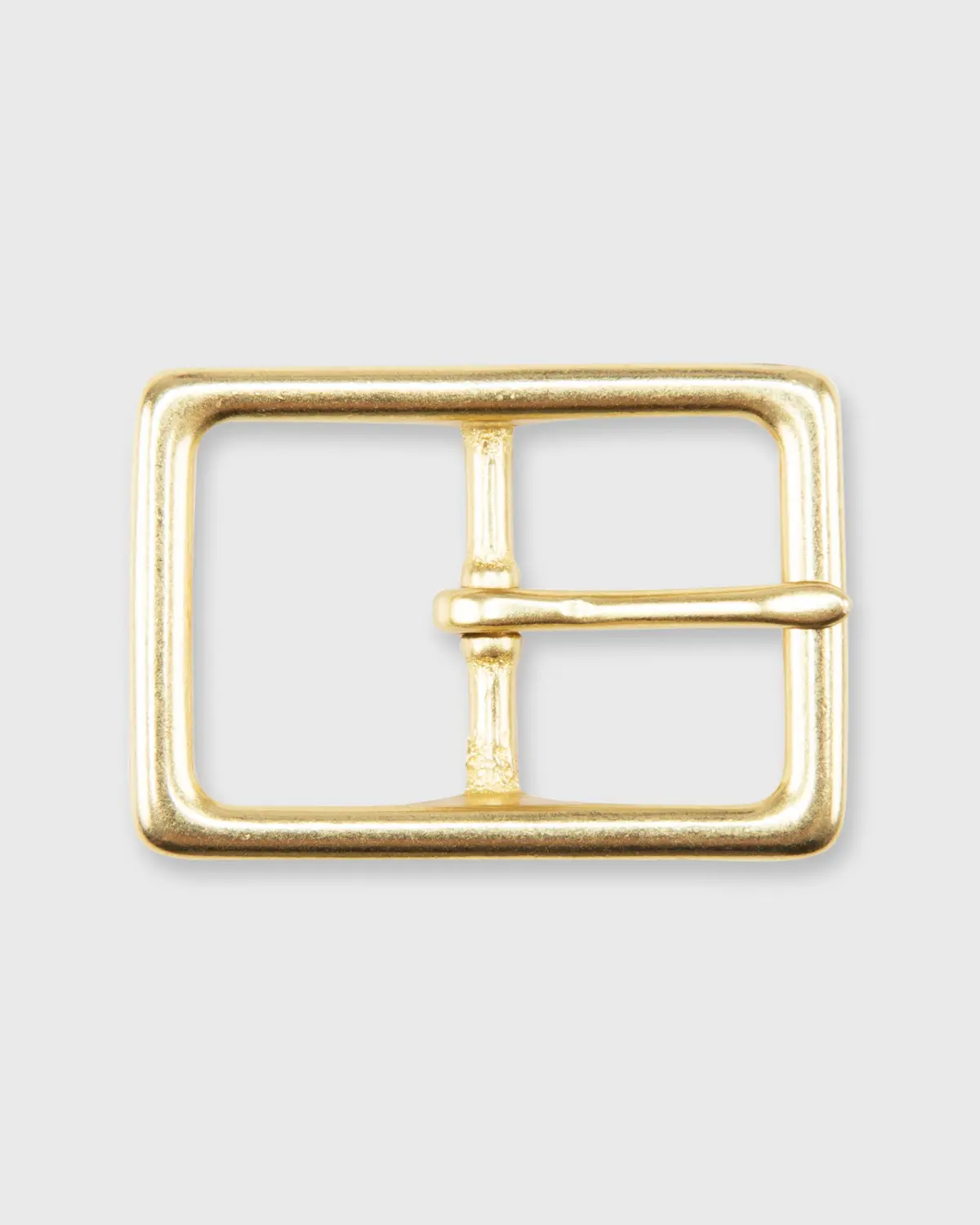 Rectangle Belt Buckle In Brass 1