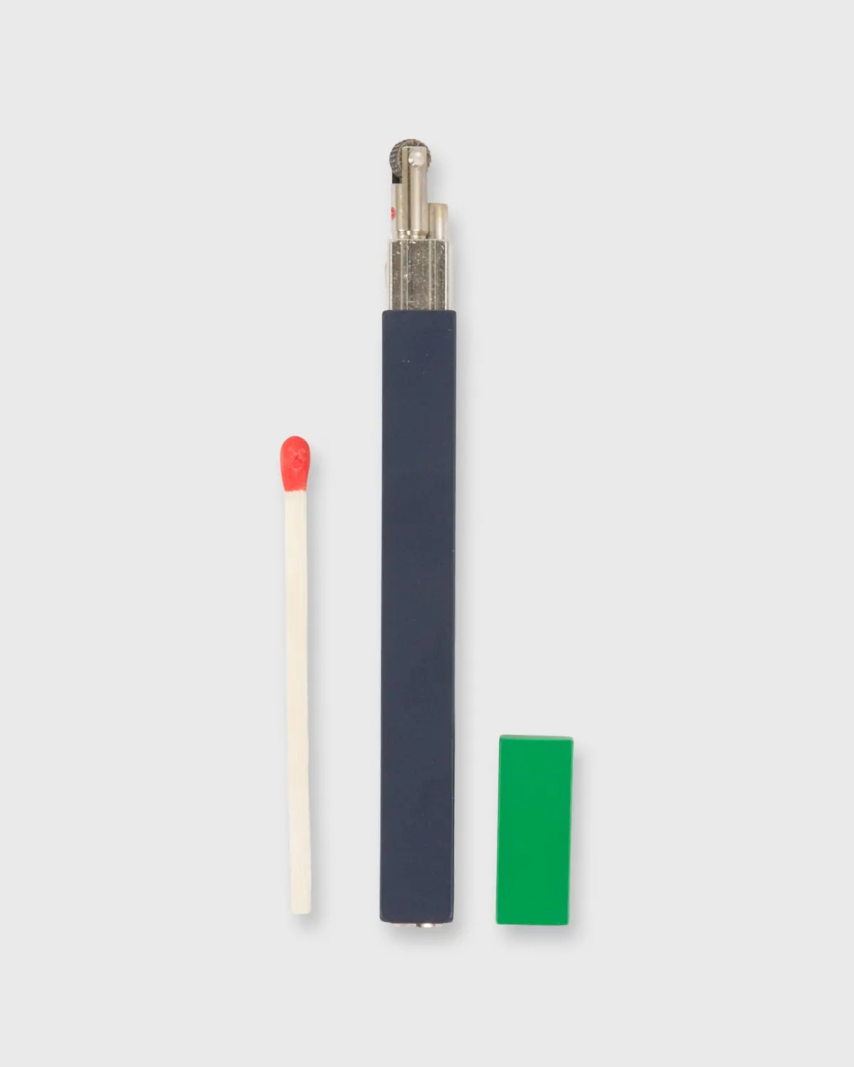 Queue Slim Stick Lighter In Navy/Green 2