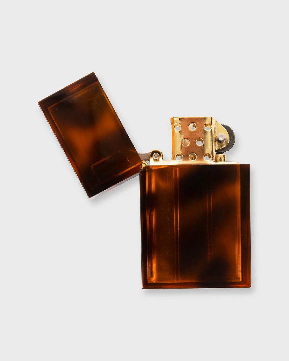 Hard Edge Marble Lighter In Tortoise 1