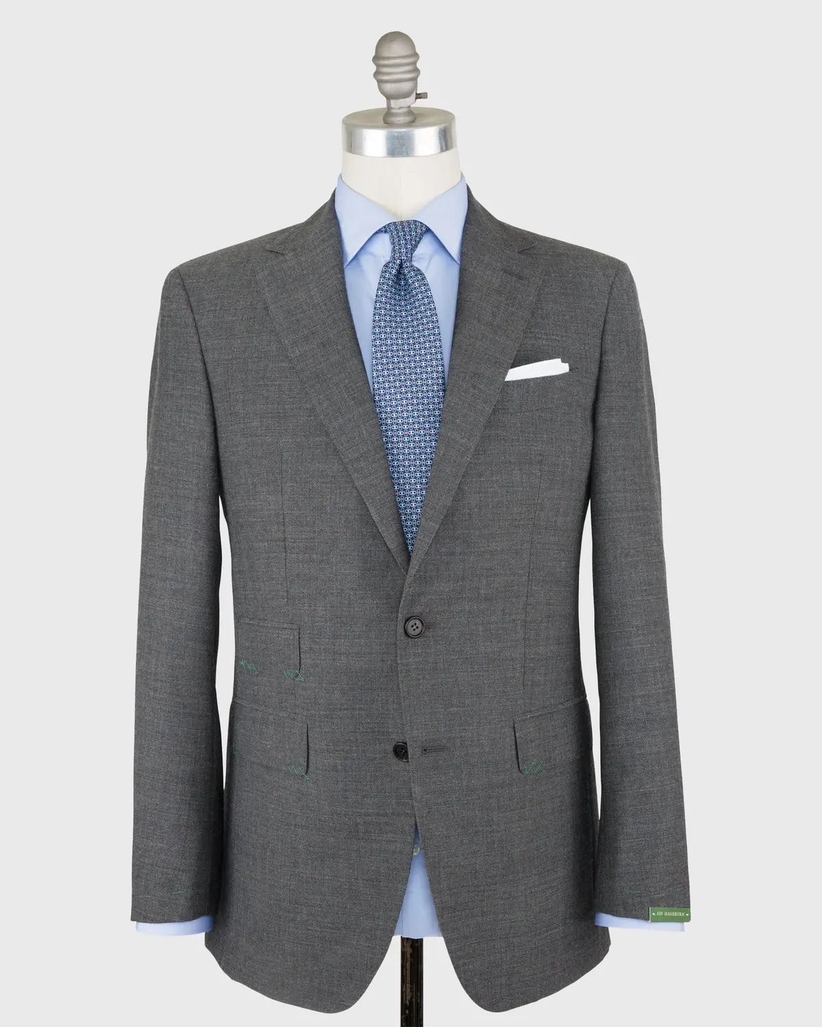 Kincaid No. 3 Suit In Mid-Grey High-Twist 1