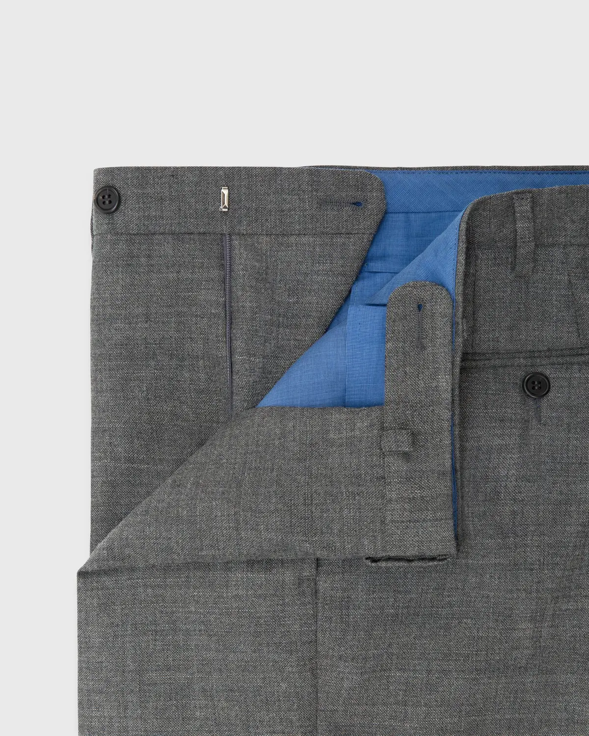 Dress Trouser In Mid-Grey High-Twist 3